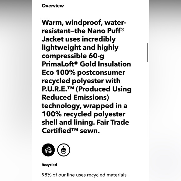 SOLD Patagonia Nano Puff Jacket - Picture 7 of 10